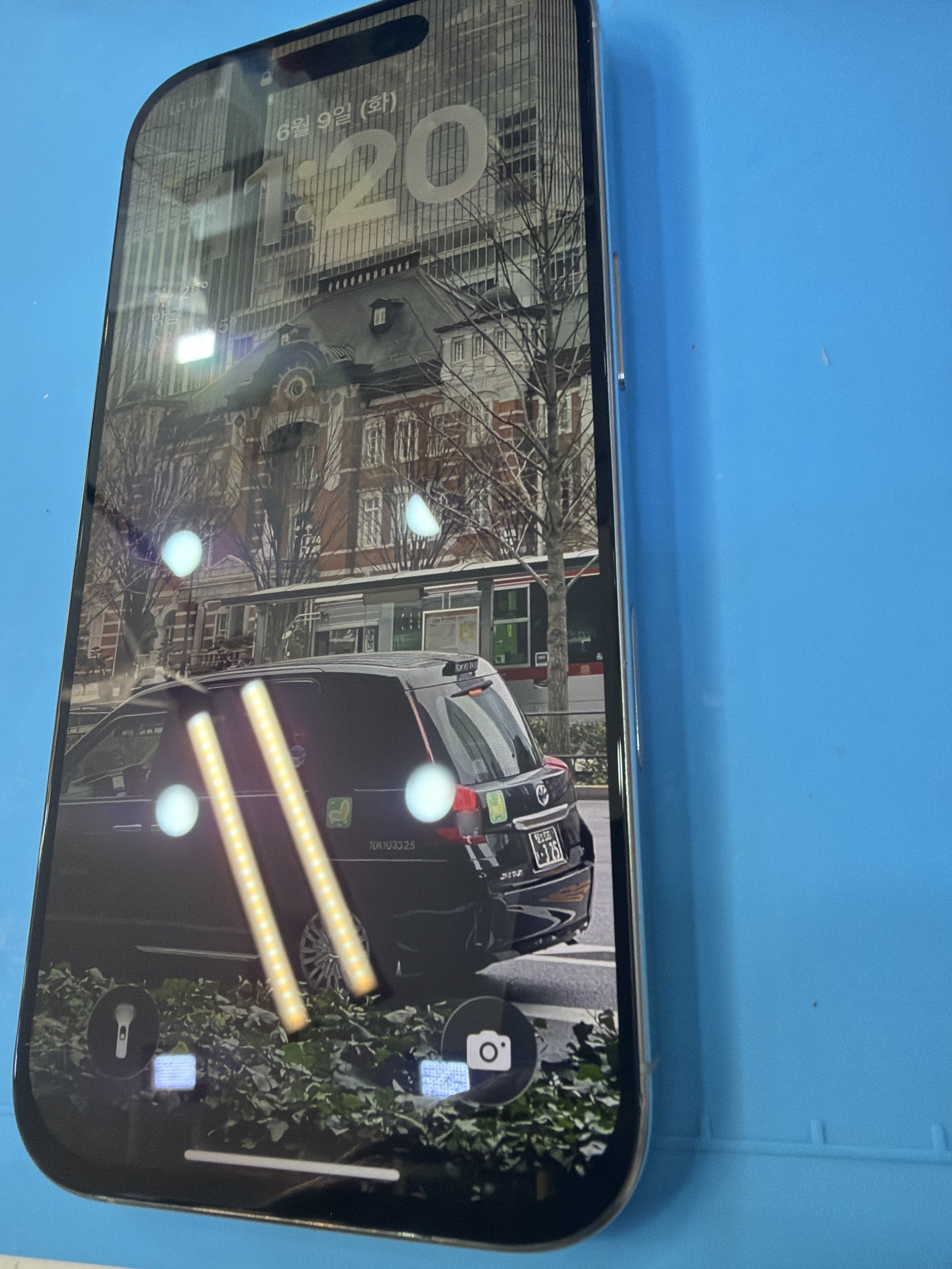 아이폰 16 Pro 교체 후 작동 화면 정상