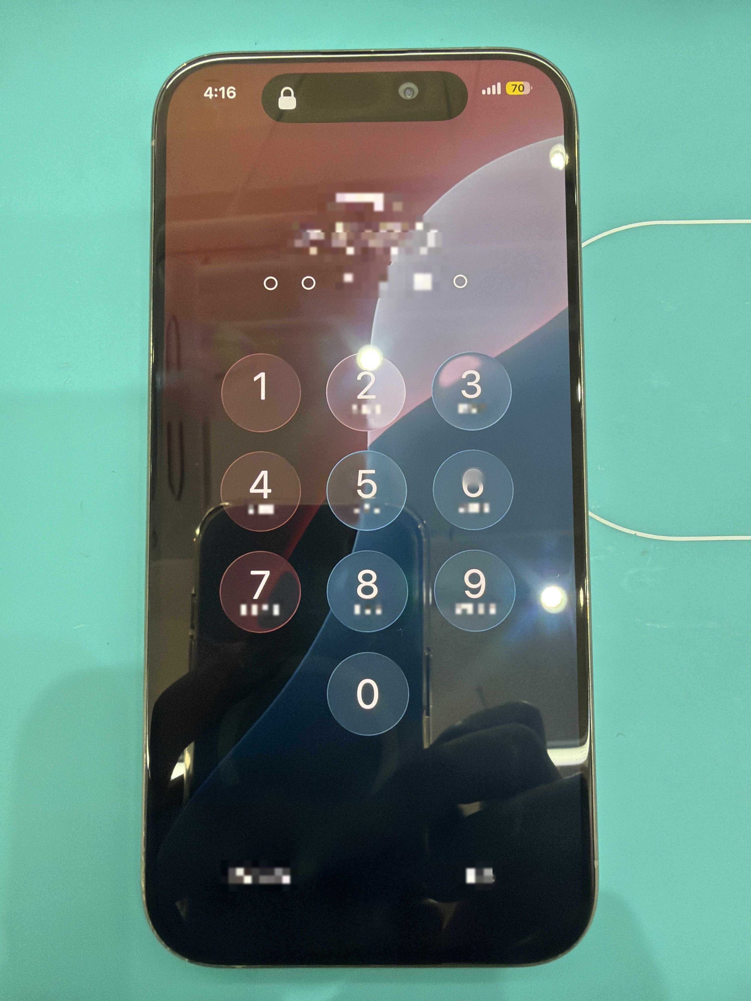 아이폰 15 Pro 수리 완료 사진