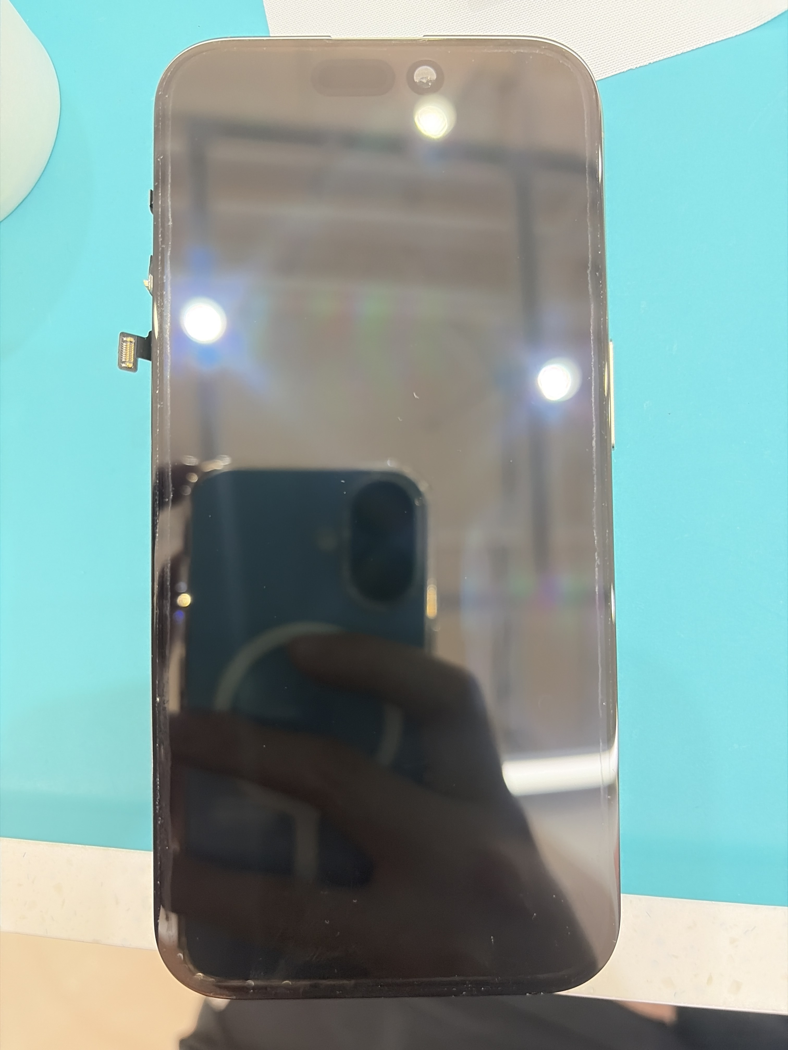 아이폰 15 Pro 수리 전 진단 사진