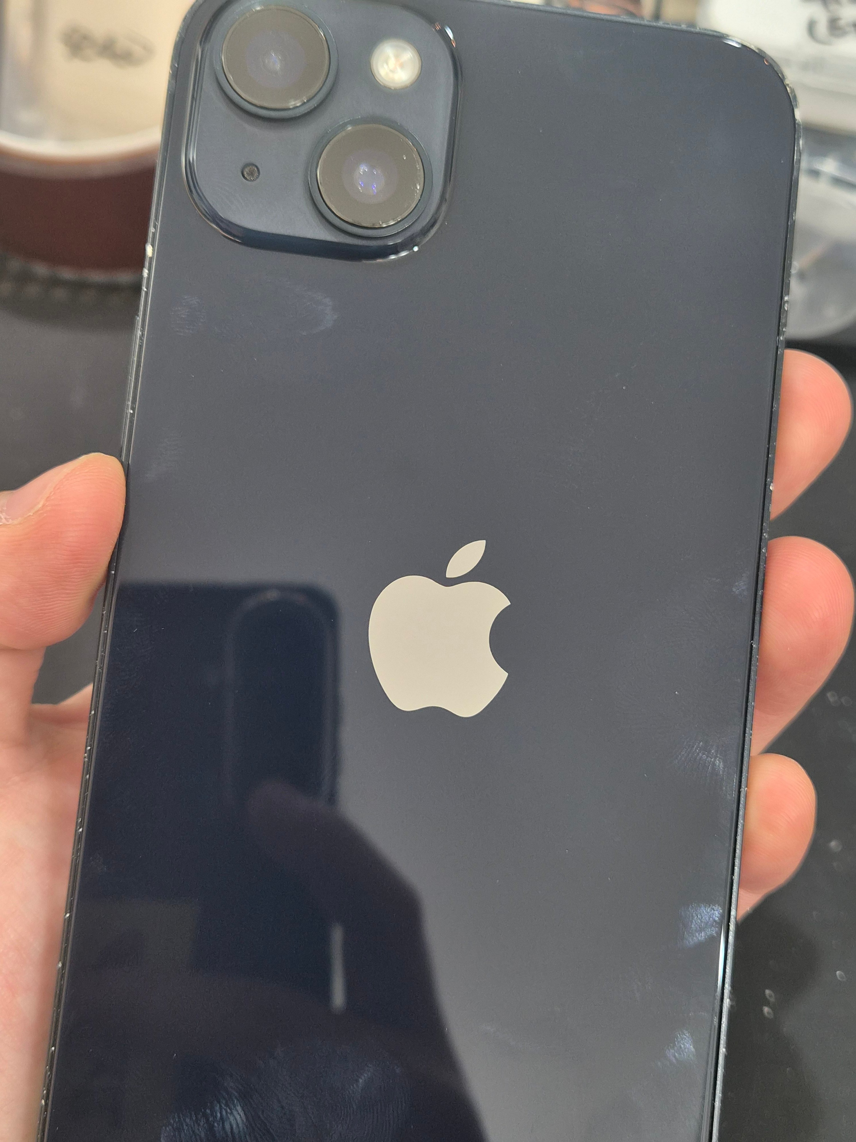 아이폰 iPhone 14 Plus 교체 후 후면 유리 정상