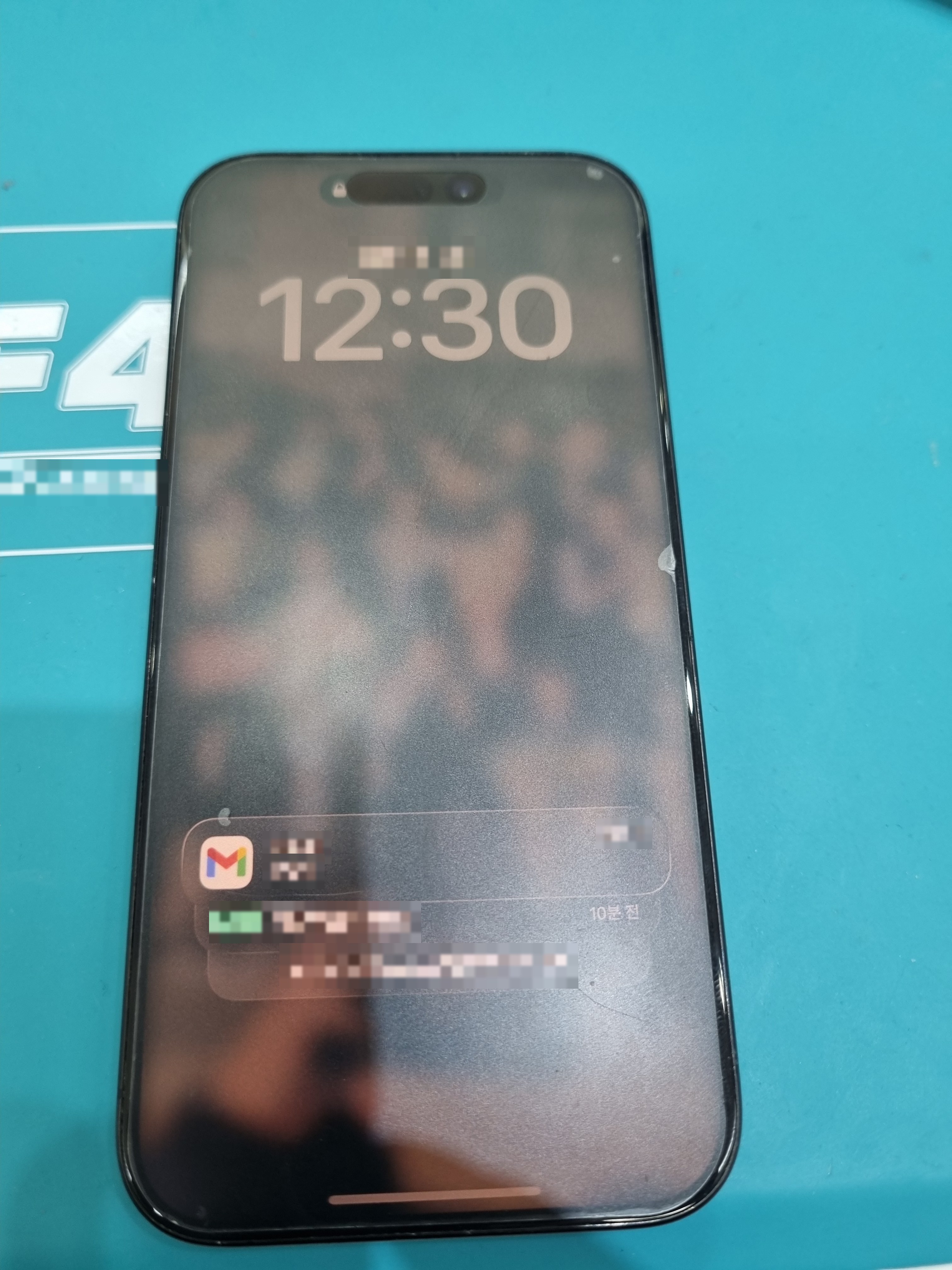 아이폰 15 프로 (iPhone 15 Pro) 갑자기 꺼짐 → 배터리 수리 작업 중 — 다올리페어 직영점 진행