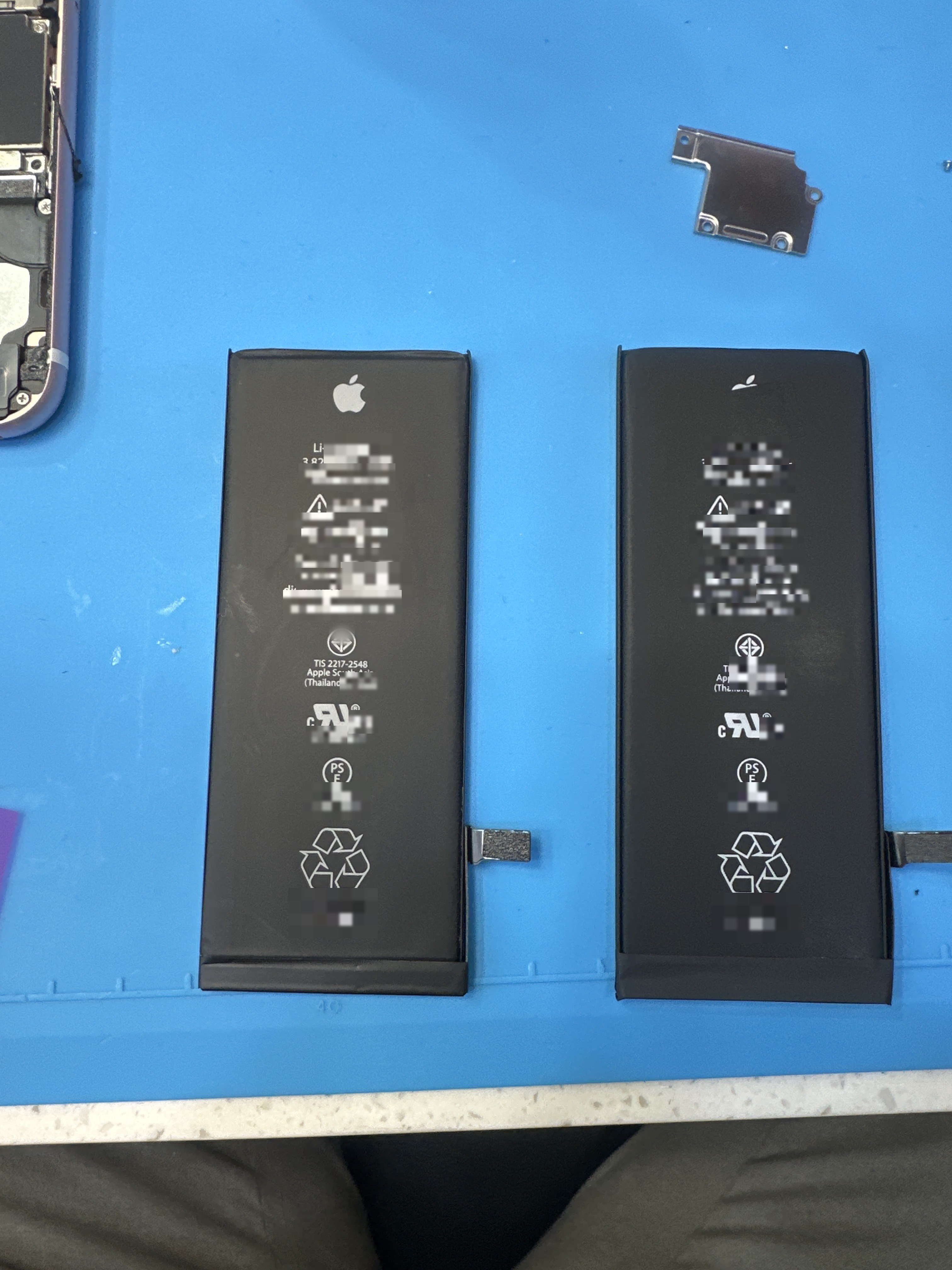 아이폰 6s (iPhone 6s) 배터리 교체 후기 교체 부품 — 매장 검수 완료 부품