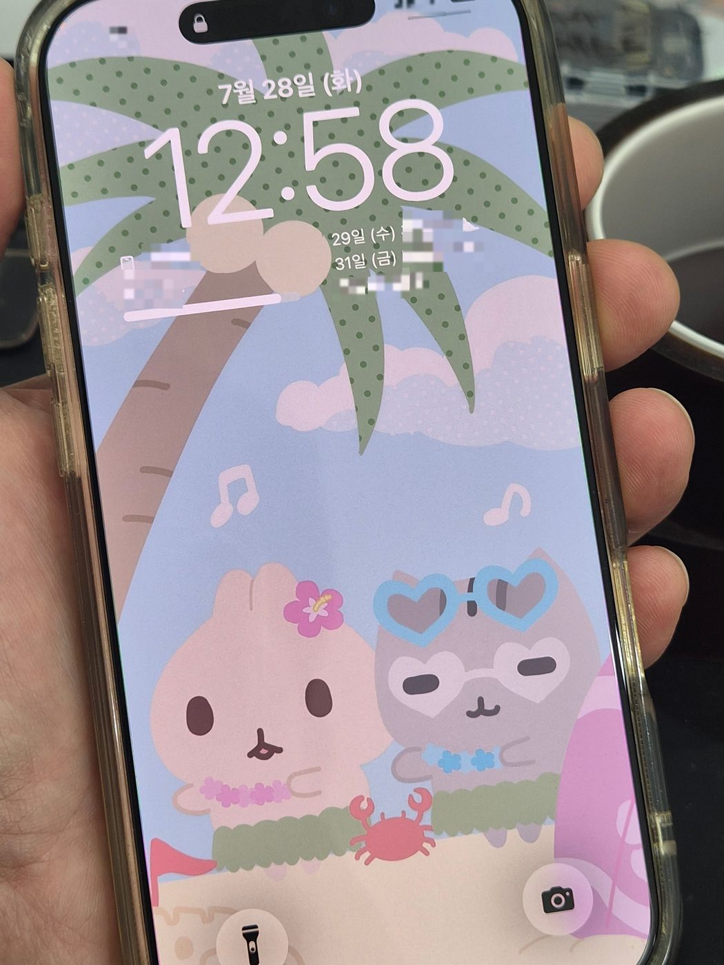 아이폰 16 Pro 교체 후 작동 화면 정상