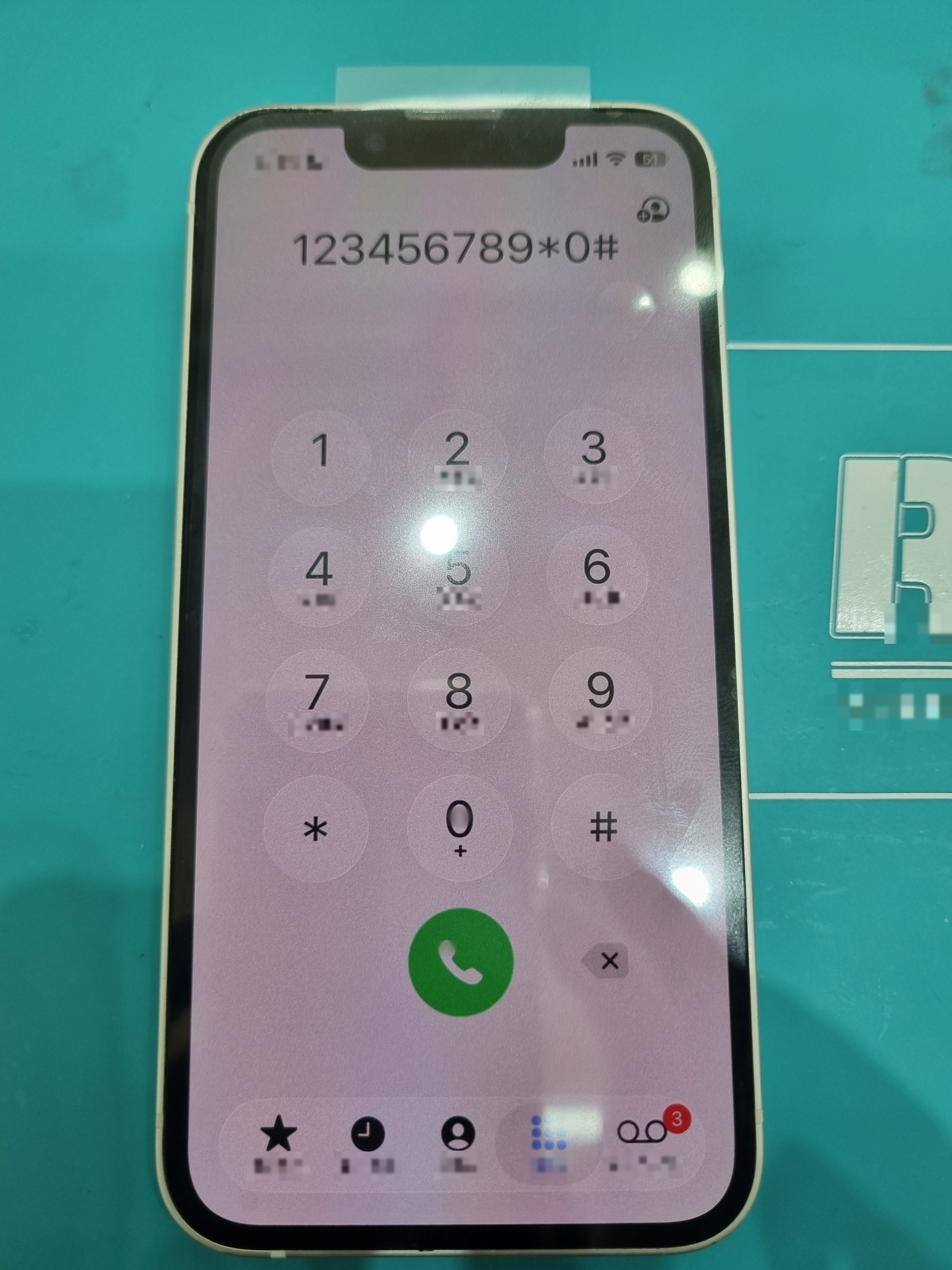 아이폰 iPhone 13 mini 교체 후 작동 화면 정상